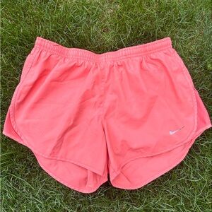 Nike Coral Peach Running Workout Shorts